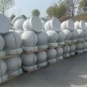 陕西 白麻花岗岩石材圆球，石球，挡车球，隔离球，景观石球，风水球等