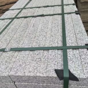 陕西 白麻花岗岩直行盲道石，盲条，地铺石