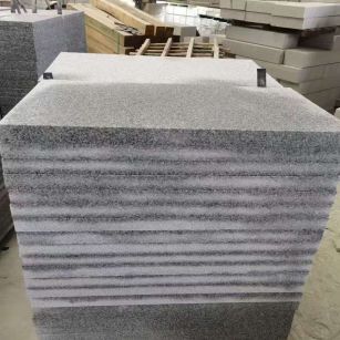 陕西 芝麻白5公分火烧地铺成品，900*400，规格可定制