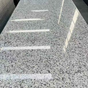 陕西 白麻花岗岩光面毛板