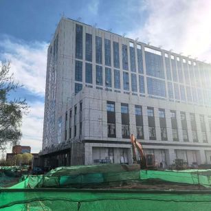 陕西 白麻花岗岩石材外墙干挂