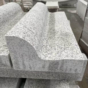 陕西 白麻花岗岩S型路沿石，路侧石，马路牙子等