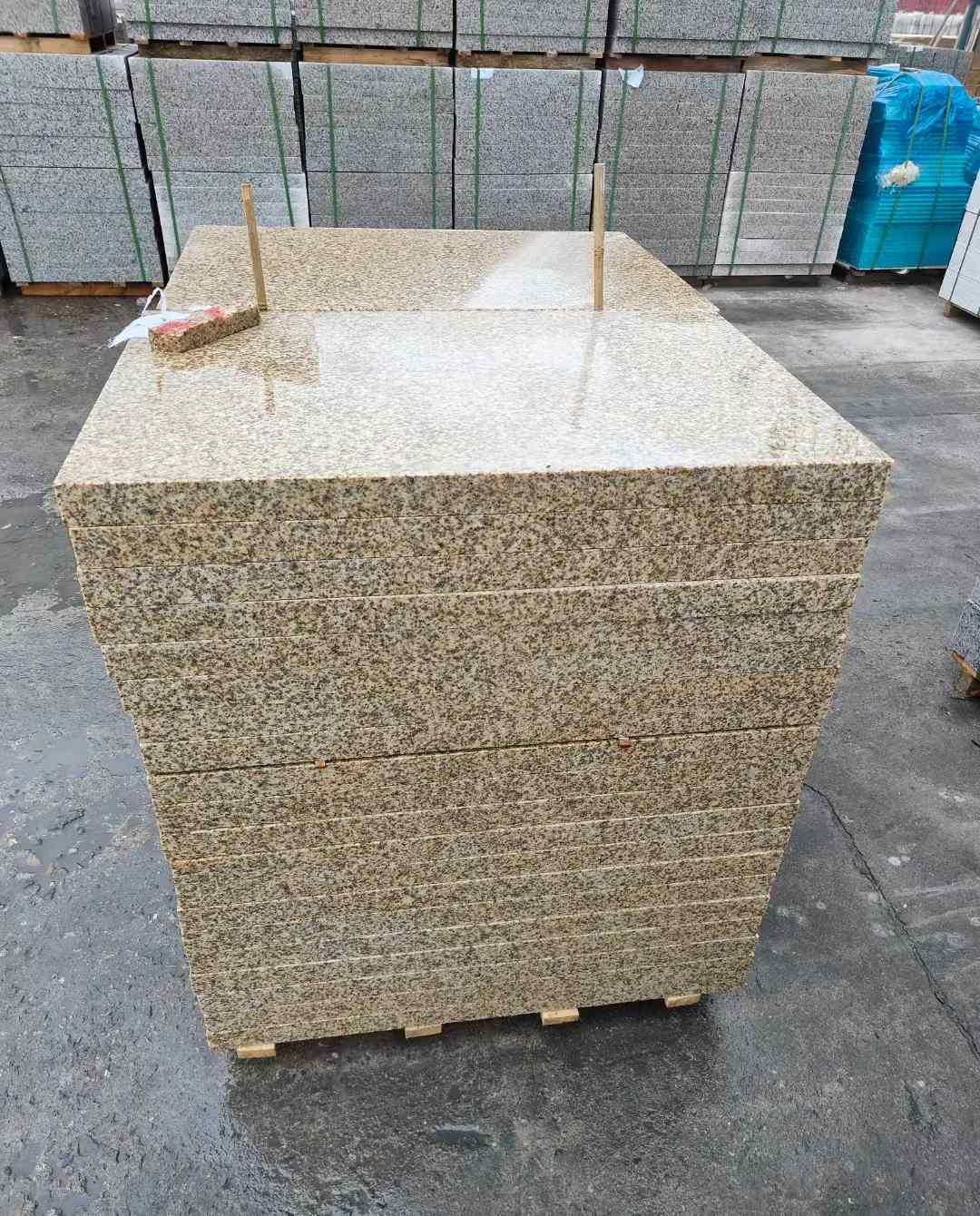 陕西 湖北黄金麻花岗岩石材荔枝面外墙石材