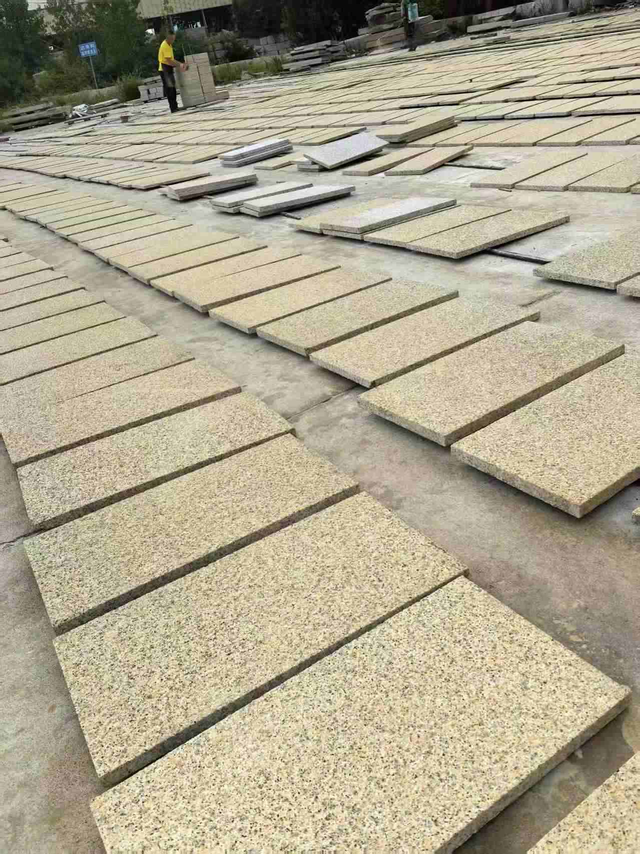 陕西 黄金麻荔枝地铺石面排板