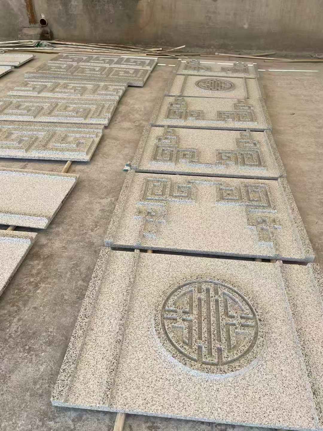 陕西 白麻花岗岩外墙立面雕刻板