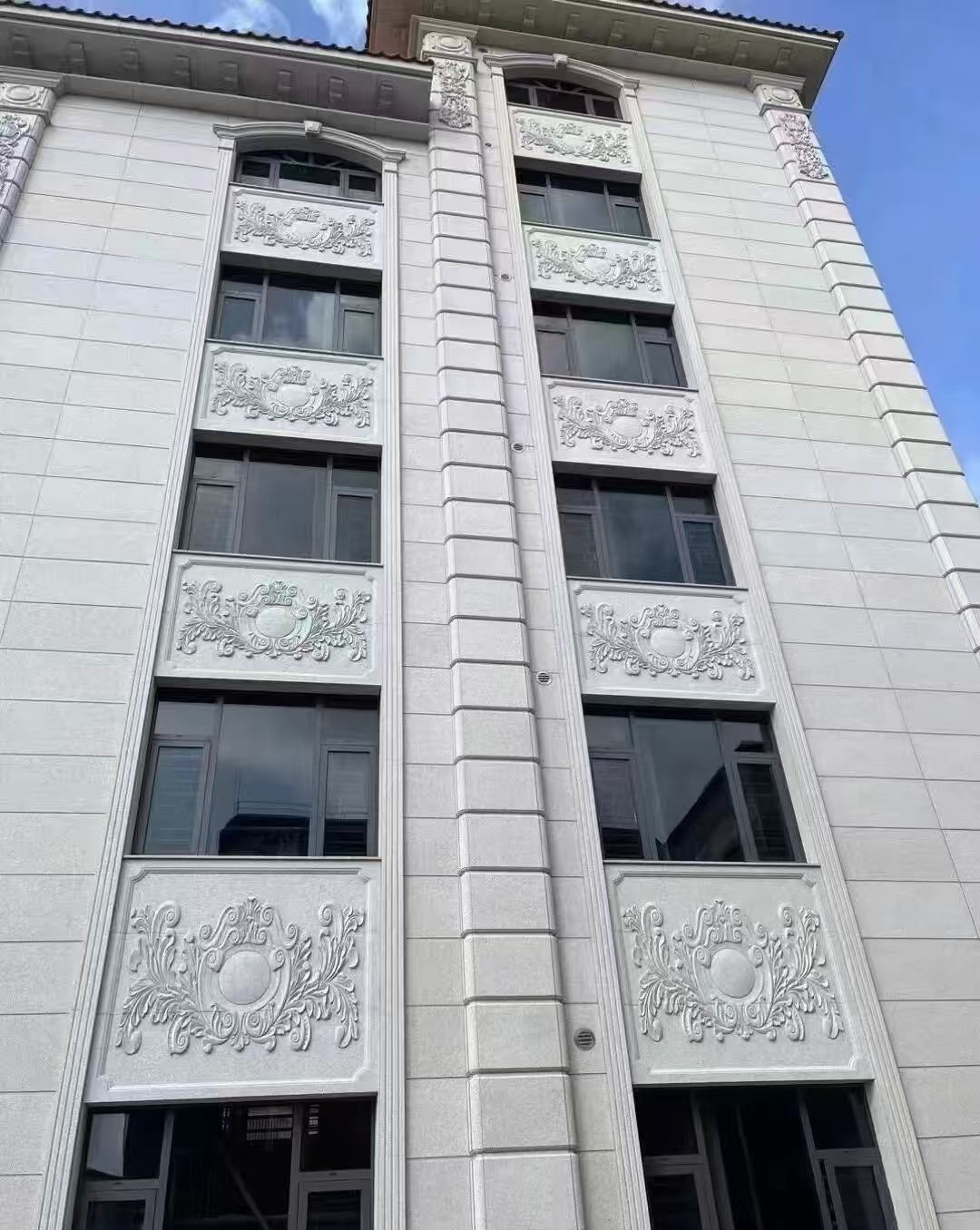 陕西 白麻荔枝面花岗岩别墅外墙干挂